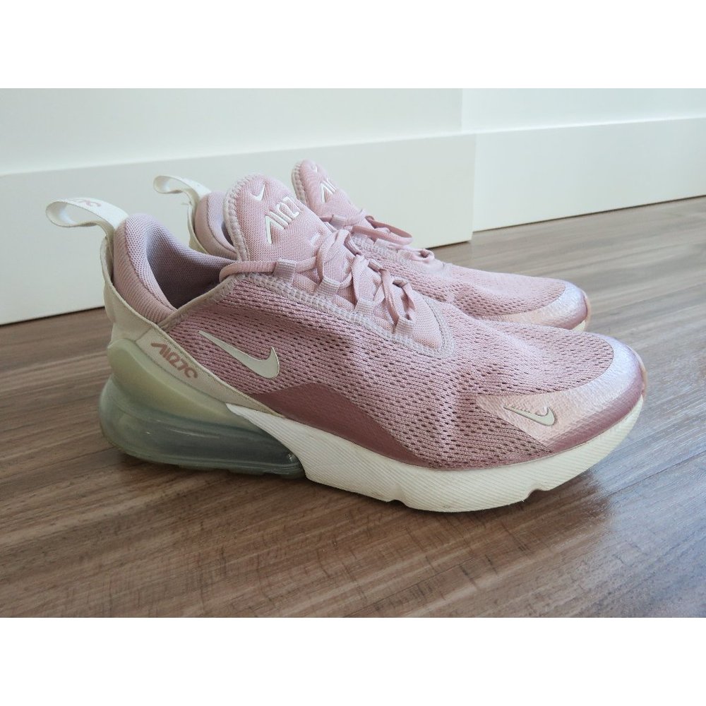 NIKE Air Max 270 Plum Chalk Summit White Elemental Rose Sneakers - Size US 10 - Picture 2 of 16
